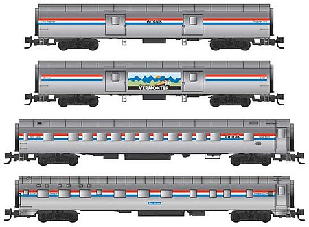 Micro-Trains Amtrak III Pass 4-Pack - Z-Scale