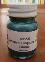 ModelCarWorld Enamel Seafoam Turquoise Met 15ml 6pk