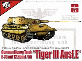 Model-Collect German Heavy Tank E75 Tiger III Plastic Model Military Tank Kit 1/35 Scale #35016