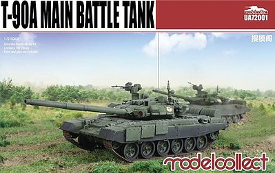 Model-Collect T90A Main Battle Tank w/Welded Turret Plastic Model Military Vehicle 1/72 Scale #72001