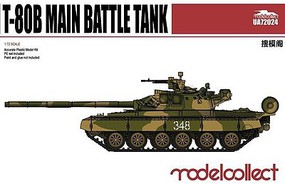Model-Collect T80B Main Battle Tank Plastic Model Military Vehicle 1/72 Scale #72024 Model-Collect T80B Main Battle Tank Plastic Model Military Vehicle 1/72 Scale #72024