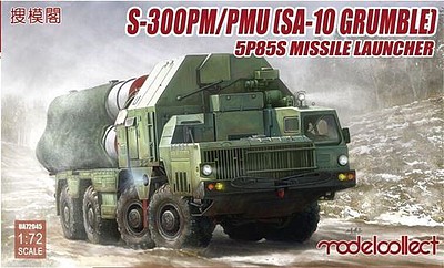 Model-Collect S300PM/PMU (SA10 Grumble) Air Defense Missile Plastic Model Military Vehicle 1/72 #72045