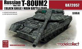Model-Collect Russian T80UM2 Black Eagle Main Battle Tank Plastic Model Military Vehicl 1/72 #72057 Model-Collect Russian T80UM2 Black Eagle Main Battle Tank Plastic Model Military Vehicl 1/72 #72057