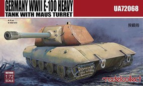 Model-Collect 1/72 WWII German E100 Heavy Tank w/Maus Turret Model-Collect 1/72 WWII German E100 Heavy Tank w/Maus Turret
