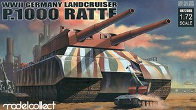 Model-Collect 1/72 WWII German P1000 Ratte Landcruiser Model-Collect 1/72 WWII German P1000 Ratte Landcruiser