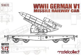 Model-Collect 1/72 WWII German V1 Missile Railway Car Model-Collect 1/72 WWII German V1 Missile Railway Car