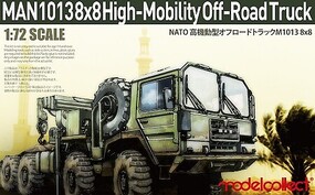 Model-Collect MAN10138x8 High Mobility Off Road Plastic Model Military Vehicle Kit 1/72 Scale #72342