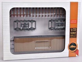 Model-Collect 1/72 WWII German Schwerer Platformwagon Type SSYMS 80 1943 Railway car w/Rail Section (Assembled Plastic) Model-Collect 1/72 WWII German Schwerer Platformwagon Type SSYMS 80 1943 Railway car w/Rail Section (Assembled Plastic)
