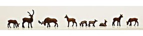 Model-Power Deer (7) N Scale Model Railroad Figure #1348 Model-Power Deer (7) N Scale Model Railroad Figure #1348