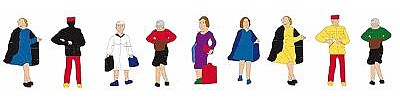 N Scale Model Power Figures 'Women On The Move' Item #1375