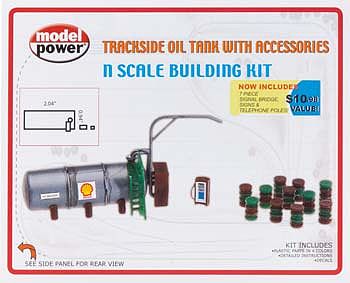 Model Power N SCALE #1584 Rail Road Maintenance Complex Model Kit New In  Box 
