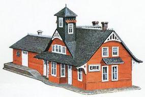 Comb. RR Station Kit N Scale Model Railroad Building #1501