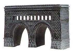 Double-Tunnel Portal Kit N Scale Model Railroad Tunnel #1521
