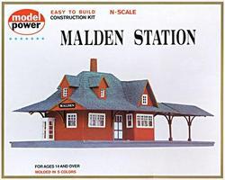 Malden Station Kit N Scale Model Railroad Building #1524