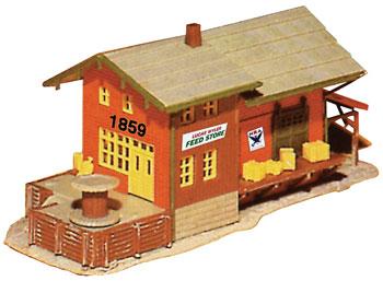Model-Power Freight Station N Scale Model Railroad Building #1576