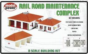 Railroad Maintenance Complex Kit N Scale Model Railroad Building #1584