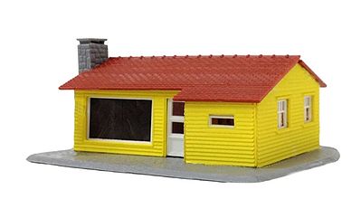Model-Power Ranch House Builing Kit N Scale Model Railroad Building #1587