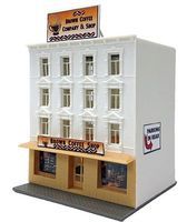 Brown Coffee Company/Shop Kit N Scale Model Railroad Building #1592