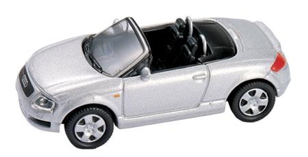 Model-Power Diecast Automobiles - Audi TT Roadster (silver) - HO-Scale