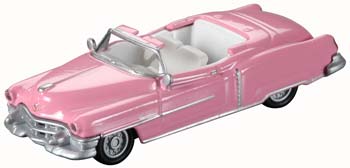 Model-Power Diecast Automobiles - 1953 Cadillac Eldorado Pink w/White Interior - HO-Scale