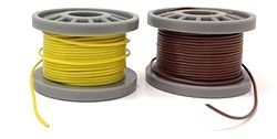 Model-Power Hook-Up Wire - 1-Conductor Extra Fine 25 Spools (2) Model Railroad Electrical #2299