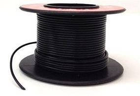 Model-Power Hook-Up Wire 1 Conductor Black 35' Model Railroad Hook-Up Wire #2300