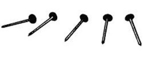 Track Nails - Short HO Scale Nickel Silver Model Train Track Accessory #245