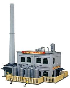 Model-Power Coverall Paints Built-Up N Scale Model Railroad Building #2589