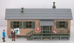 Model-Power RR Union Building Built-Up N Scale Model Railroad Building #2610 Model-Power RR Union Building Built-Up N Scale Model Railroad Building #2610