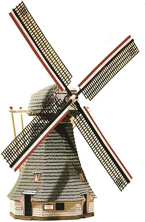 Model-Power Motorized Windmill Kit HO Scale Model Railroad Operating Accessory #404