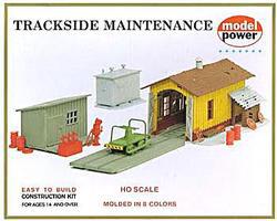 Model-Power Trackside Maintenance Kit HO Scale Model Railroad Building #408 Model-Power Trackside Maintenance Kit HO Scale Model Railroad Building #408