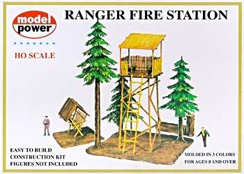 Model-Power Ranger Lookout w/Trees Kit - HO-Scale
