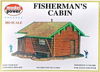 Model-Power Fishermans Cabin Kit HO Scale Model Railroad Building #439