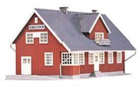 Model-Power Chester Station Kit HO Scale Model Railroad Building #454 Model-Power Chester Station Kit HO Scale Model Railroad Building #454