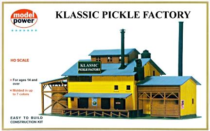 Model-Power Klassic Pickle Factory Kit - 5-1/2 x 12 14 x 30.5cm - HO-Scale