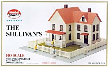 Model-Power The Sullivans House Kit HO Scale Model Railroad Building #488