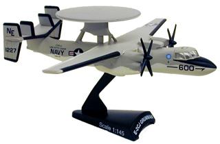 Model-Power Gruman E-2 Hawkeye HO Diecast Model Airplane 1/145 Scale #5379