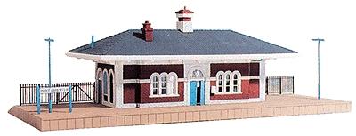 Model-Power Port Chester RR Station Kit HO Scale Model Railroad Building #542