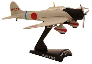 Model-Power Aichi D3A Val HO Diecast Model Airplane 1/102 Scale #5439