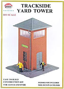 Model-Power Trackside Yard Tower Kit HO Scale Model Railroad Building #551