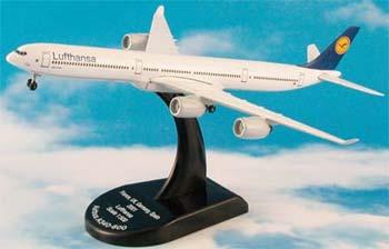 Model-Power 1/500 2001 Airbus A340-600 Aircraft Built-Up Die Cast