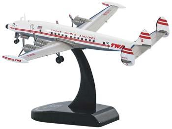 Model-Power TWA Super Constellation L 1049G Diecast Model Airplane 1/300 scale #5806-1