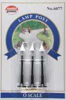 Round Head Gas Lamppost O Scale Model Railroad Street Light #6077