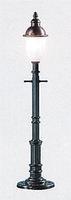Model-Power Old-Fashioned Frosted Lamp Post (Round, Green) (3) O Scale Model Railroad Street Light #6080