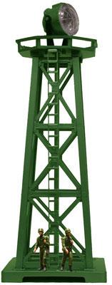 Model Power United States Army Searchlight Tower Built-Up -- HO Scale Model Railroad Building -- #633