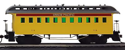 Model-Power 1890 Wooden-Type Coach Union Pacific HO Scale Model Train Passenger Car #715100