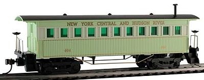 Model-Power 1860 Wooden-Type Coach New York Central & Hudson HO Scale Model Train Passenger #717100