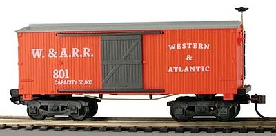 Model-Power 1860 Wooden-Type Boxcar Western & Atlantic HO Scale Model Train Freight Car #721044
