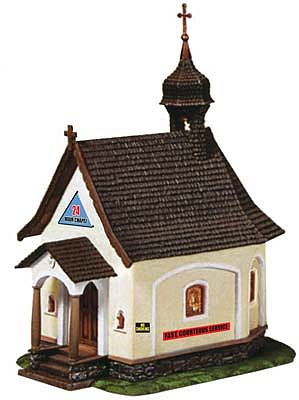 Model-Power 24-Hour Chapel Built-Up HO Scale Model Railroad Building #776