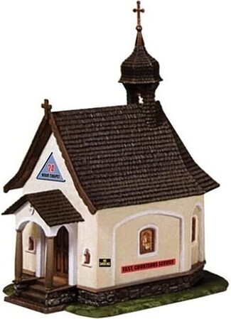 Model-Power 24-Hour Chapel Built-Up HO Scale Model Railroad Building #776